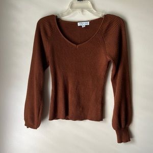 She & Sky Long Sleeve Sweater